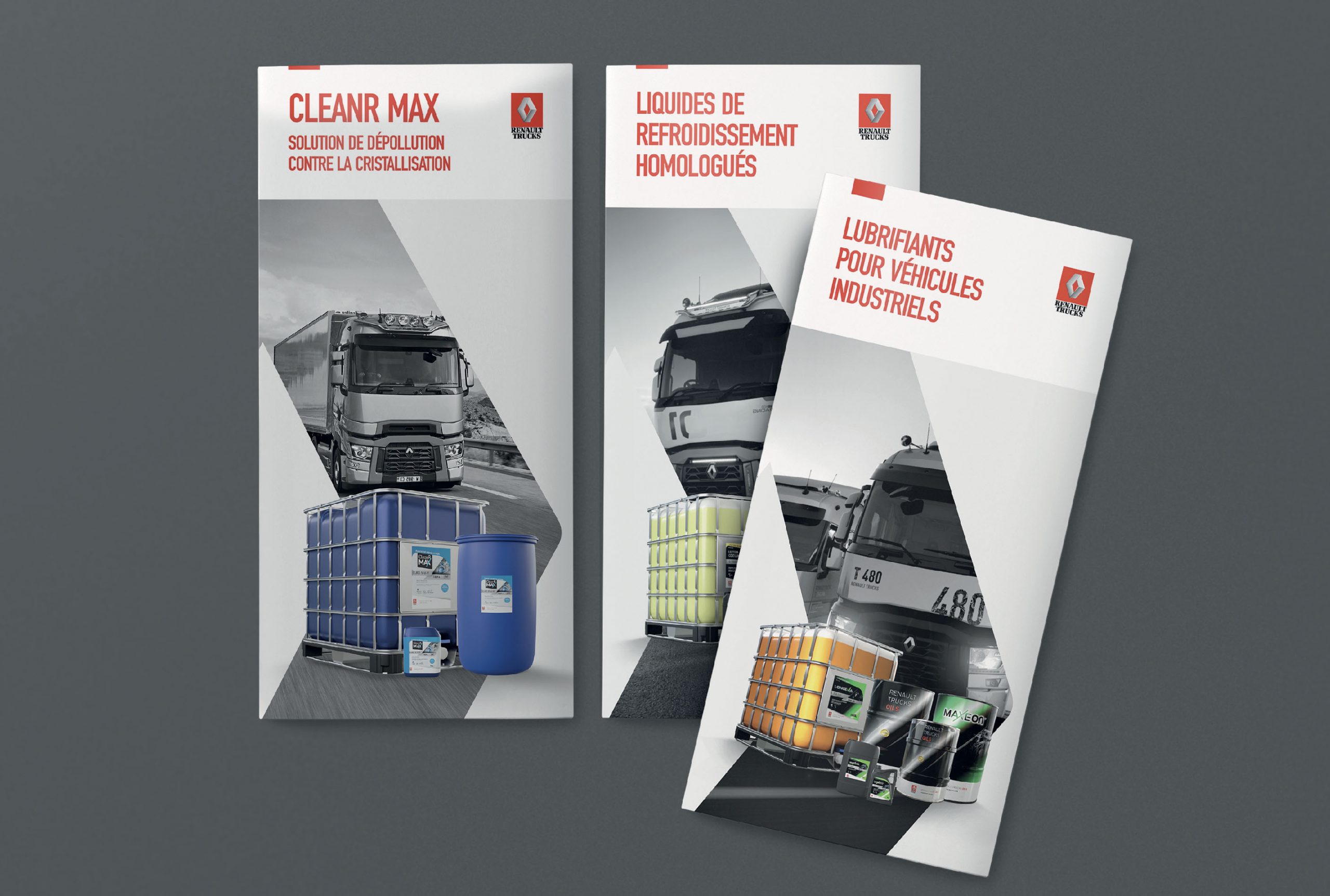 RENAULT TRUCKS OILS : Édition RENAULT TRUCKS OILS - Création Agence de communication Sirocco- Edition - Print - Design Produit - Brochure Commerciale