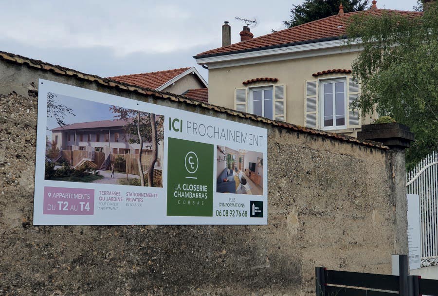 MBFL - LA CLOSERIE Affichage lancement programme immobilier